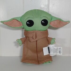 Star Wars‎ Grogu The Child Mandalorian Mesh Plush Toy Jay Franco Baby Yoda Green